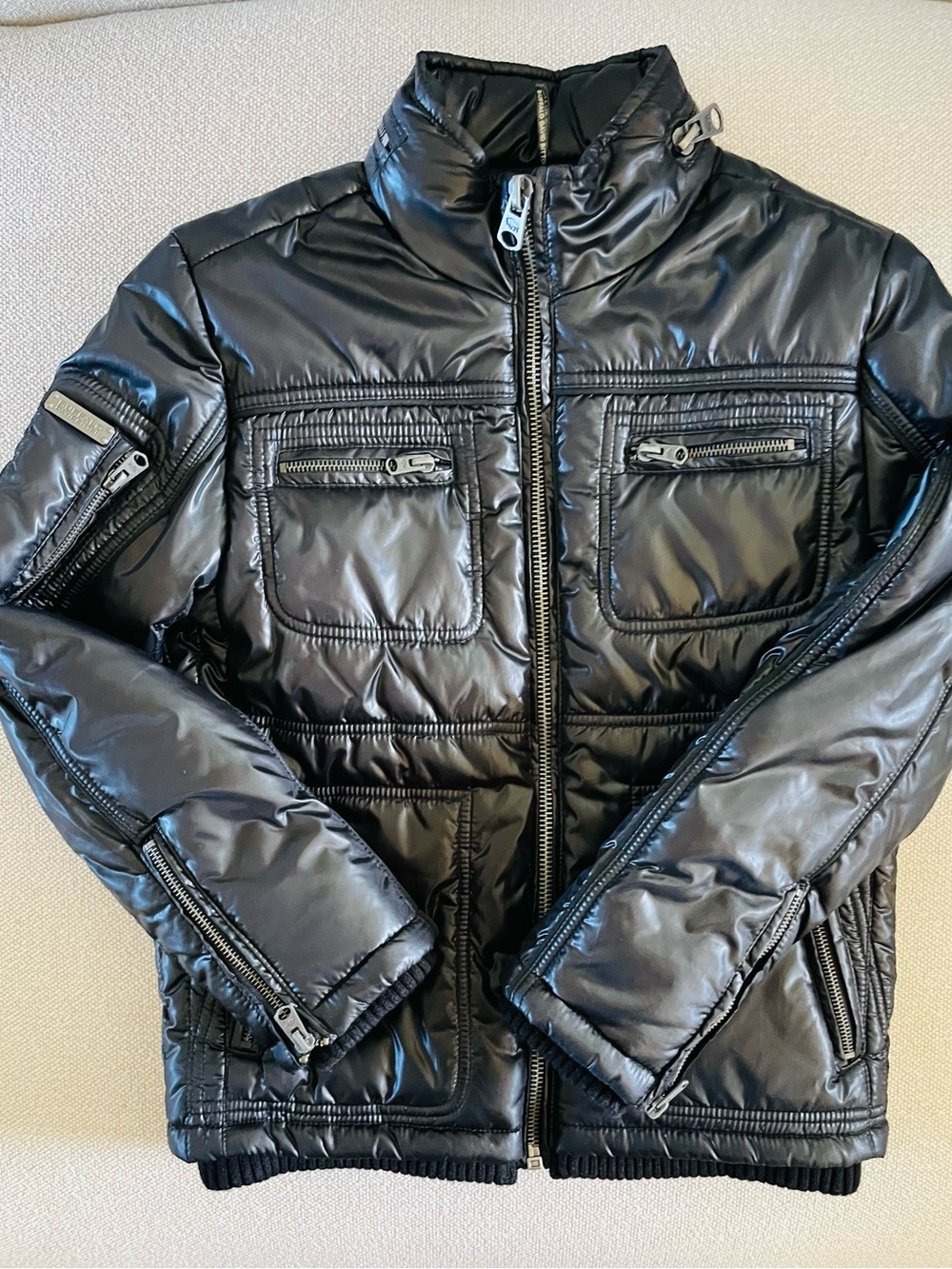 Buffalo David Bitton Black Quilted Kids Puffer Jacket